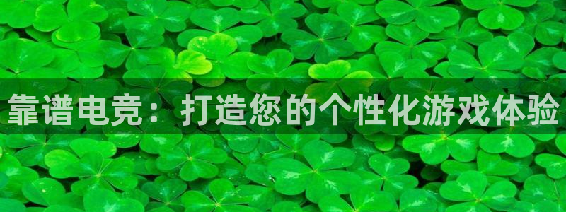 威客电竞·(中国)VKGAMING：靠谱电竞：打造您的个性化游戏体验